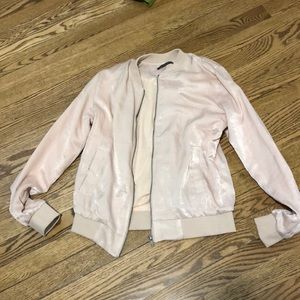 Brandy Melville Pink bomber jacket